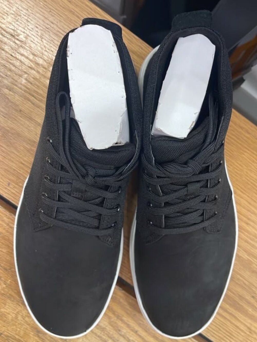 TIMBERLAND MEN'S DAVIS SQUARE MID LACE SNEAKER BLACK BOOTS 1A10I5-001 ALL SIZES